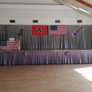 La salle est prête......